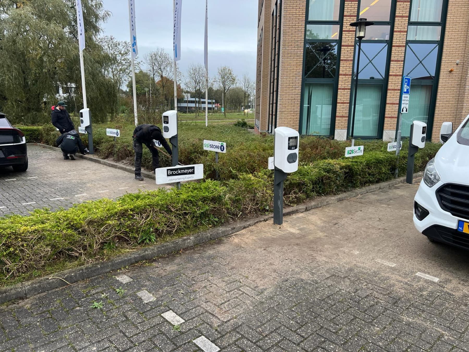 Zakelijk laadplein
